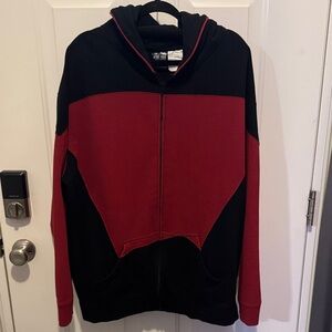 Men's Black and Red Star Trek Sweater